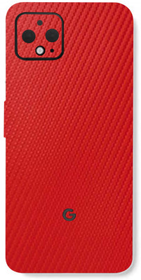LAMHA Google Pixel 4Xl Mobile Skin(Ultra Super Red Carbon Fiber With High Matte Finish.)