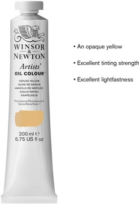 Winsor & Newton Artists' Oil Colour - Tube of 200 ML - Naples Yellow (422)(Set of 1, Naples Yellow)