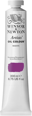 Winsor & Newton Artists' Oil Colour - Tube of 200 ML - Magenta (380)(Set of 1, Magenta)