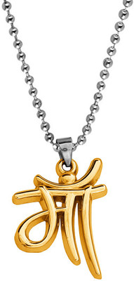 Shiv Jagdamba ShivJagdamba Religious Lord Om Sherawali Mata Durga Locket Pendant For Unisex Sterling Silver Zinc, Metal Pendant