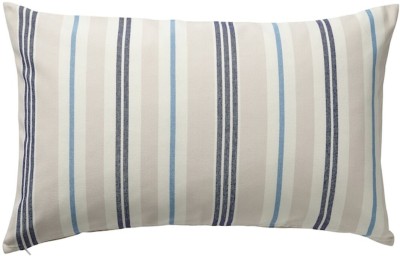 IKEA Cotton Stripes Cushion Pack of 1(White)