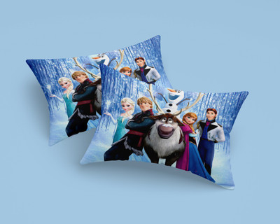 KAPRIDO Velvet Pillows Cover(43 cm*69 cm, Pack of 2, Blue)