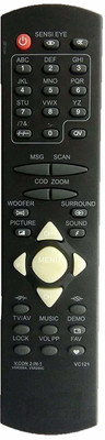 SHIELDGUARD CRT TV Universal Remote Control No. 269, Compatible for TV Videocon Remote Controller(Black)