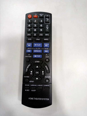 Akshita Compatible For DVD Home Theater System Remote Control ( Chake Image With Old Remote ) PANASONIC Remote Controller(Black)