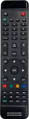Akshita Compatible For LED-SF4304/LED-SF5004/LED-SF3204/LED-SF4004 LCD LED UHD TV Remote Control ( Chake Image With Old Remote ) INTEX Remote Controller