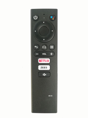 LipiWorld NK-V2 LED LCD Smart TV Remote Control (with Voice) Netflix Zee5 Fucntion Compatible for  Nokia Led Remote Controller(Black)