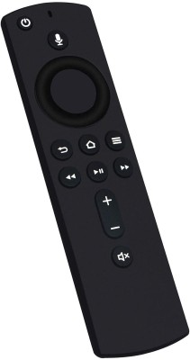Electvision Remote Control for fire tv stick ( pairing manual will be inside remote) compatible with Amazon fire stick Remote Controller(Black)