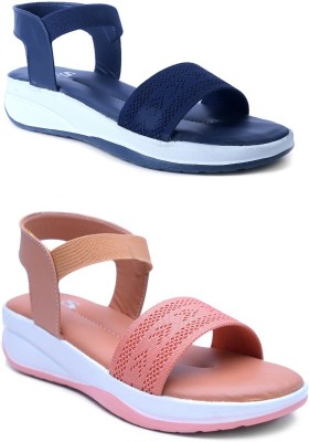 A S RETAIL Women Wedges(Pink , 6)