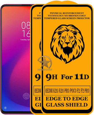 SEVEN7STAR Edge To Edge Tempered Glass for Redmi Mi K20, Redmi Mi K20 Pro, Xiaomi Poco F2, Xiaomi Poco F2 Pro(Pack of 2)