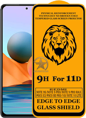SEVEN7STAR Edge To Edge Tempered Glass for Mi Redmi Note 9 Pro, Redmi Note 9 Pro Max , Mi Redmi Note 9S, Poco X3, Poco M2 Pro, Xiaomi Redmi 10i, Redmi Note 10 Lite(Pack of 1)
