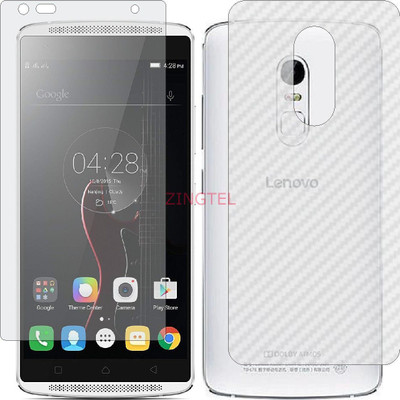 ZINGTEL Front and Back Screen Guard for LENOVO VIBE X3 (Front Matte Finish & Back 3d Carbon Fiber)(Pack of 2)