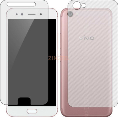 ZINGTEL Front and Back Screen Guard for VIVO X9 PLUS (Front Matte Finish & Back 3d Carbon Fiber)(Pack of 2)