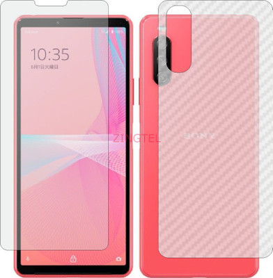 ZINGTEL Front and Back Screen Guard for SONY XPERIA 10 III LITE XQBT44(Pack of 2)