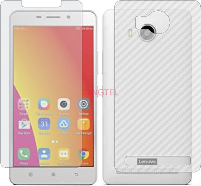ZINGTEL Front and Back Screen Guard for LENOVO A7700 16GB (Front Matte Finish & Back 3d Carbon Fiber)(Pack of 2)
