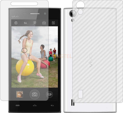 ZINGTEL Front and Back Screen Guard for VIVO Y15 2013 (Front Matte Finish & Back 3d Carbon Fiber)(Pack of 2)