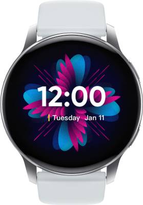 DIZO Watch R Amoled with 45mm Dial Size (by realme TechLife)  (Cloud Grey Strap, Free Size)