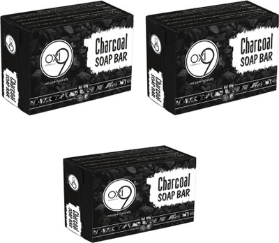 Oxi9 Charcoal Soapbar pack of 3(3 x 33.33 g)