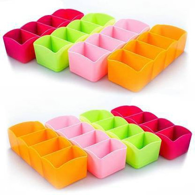 Padchaaya Shelf Organizers(Multicolor, Plastic)