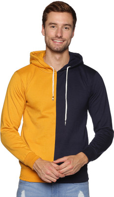 YHA Full Sleeve Color Block Men Sweatshirt