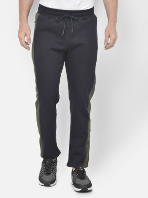 Canary London Colorblock Men Dark Blue Track Pants