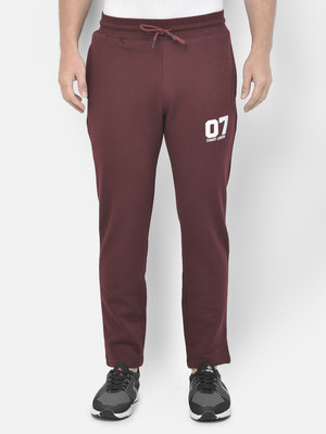 Canary London Printed Men Maroon Track Pants