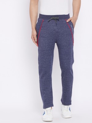 DUKE Solid Men Blue Track Pants