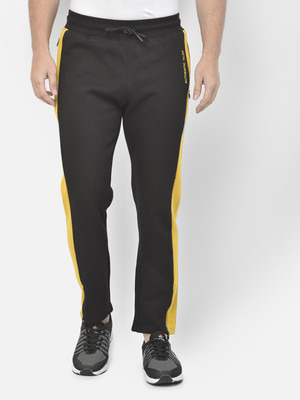 Canary London Colorblock Men Black Track Pants