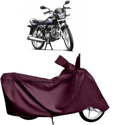 KEDIT Waterproof Two Wheeler Cover for Hero(Splendor Pro, Maroon)