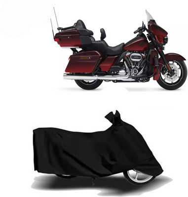 Exciting collections Two Wheeler Cover for Harley Davidson(CVO Limited, Black)