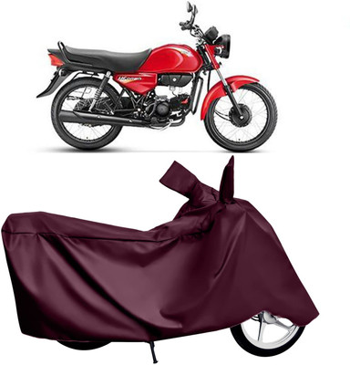 KEDIT Waterproof Two Wheeler Cover for Hero(HF Dawn, Maroon)