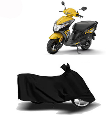 Exciting collections Two Wheeler Cover for Honda(Dio, Black)