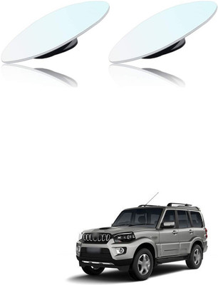 PRTEK Manual Blind Spot Mirror For Mahindra Universal For Car(Left, Right)