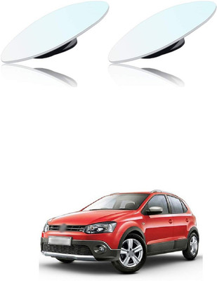 PRTEK Manual Blind Spot Mirror For Volkswagen Universal For Car(Left, Right)