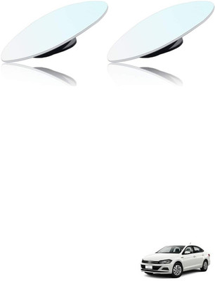 PRTEK Manual Blind Spot Mirror For Volkswagen Universal For Car(Left, Right)