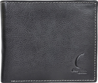 Chandair Men Casual, Formal, Trendy, Evening/Party Black Genuine Leather Wallet(6 Card Slots)
