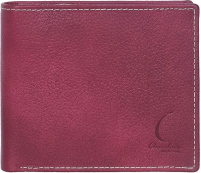 Chandair Men Casual, Formal, Trendy, Evening/Party Red Genuine Leather Wallet(7 Card Slots)