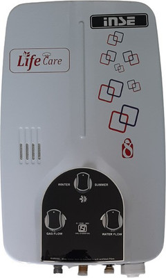 Lifecare IS 8 L Gas Water Geyser(White)