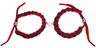 M Men Style Leather Charm Bracelet(Pack of 2)