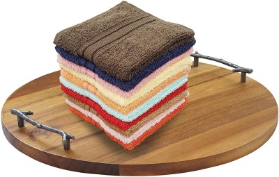 AkiN Cotton 500 GSM Hand Towel(Pack of 6)