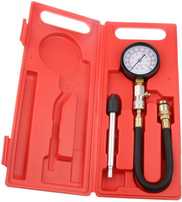uptodateprouducts Analog Tire Pressure Gauge Automotive Motorcycle Cylinder Pressure Gauge Detecting Instrumentation Detector(300 PSI)