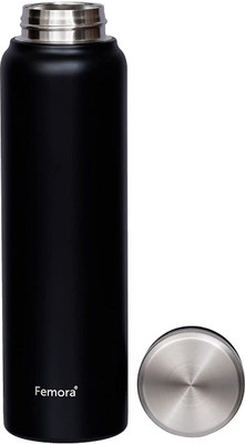 Femora 750 ml Steel Bottle(Pack of 1, Black)