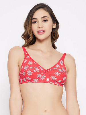 Clovia Women Full Coverage Non Padded Bra(Red)