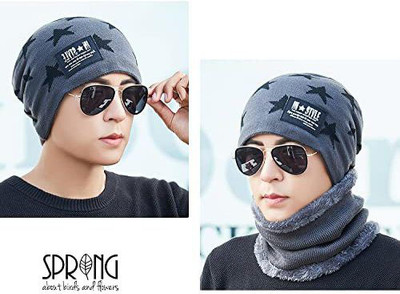 YOUTH ROBE Solid Beanie Cap