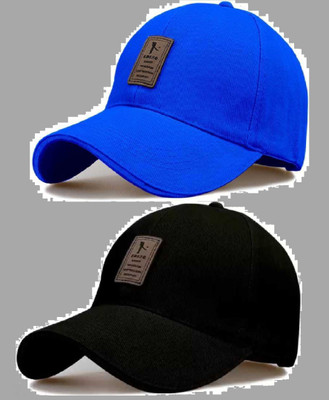b for u Solid Sports/Regular Cap Cap(Pack of 2)