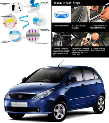 PROEDITION Brake Light Bar Sequential Turn Signals, Brake, Running a288 Headlight Car LED for Tata (12 V, 12 W)(Indica)