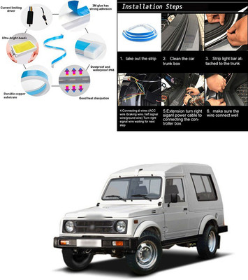 PROEDITION Brake Light Bar Sequential Turn Signals, Brake, Running a393 Headlight Car LED for Maruti Suzuki (12 V, 12 W)(Gypsy)