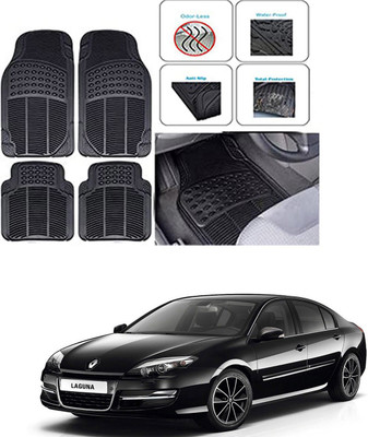 RONISH Rubber Standard Mat For  Renault Universal For Car(Black)