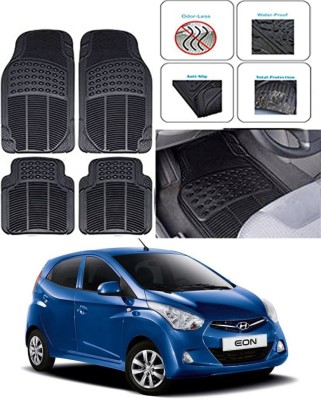 RONISH Rubber Standard Mat For  Hyundai Eon(Black)