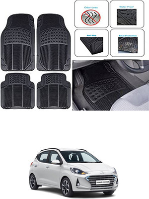 RONISH Rubber Standard Mat For  Hyundai Grand i10 Nios(Black)