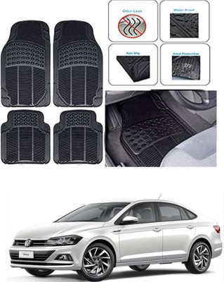 RONISH Rubber Standard Mat For  Volkswagen Universal For Car(Black)